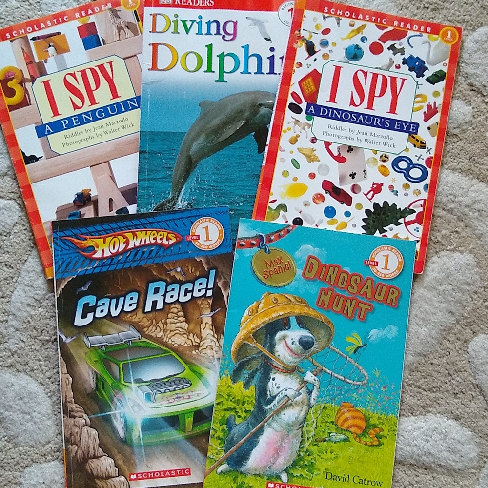 Five Level 1 Early Reader books